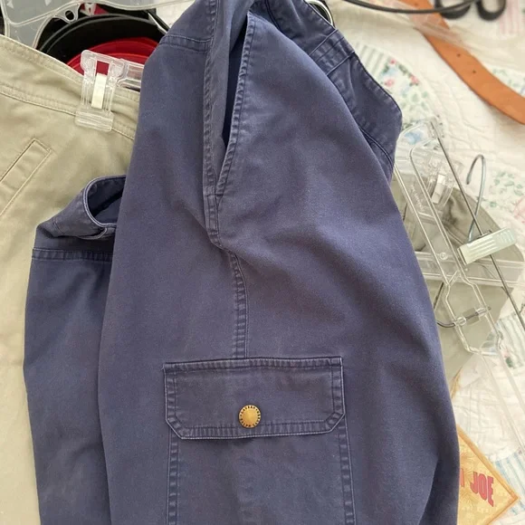 3 Pair of Ralph Lauren Women’s Capris Sz 20W Blue, Khaki, Olive - Picture 4 of 16